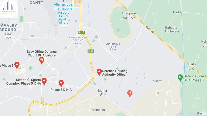 Location & Map Defence Housing Authority