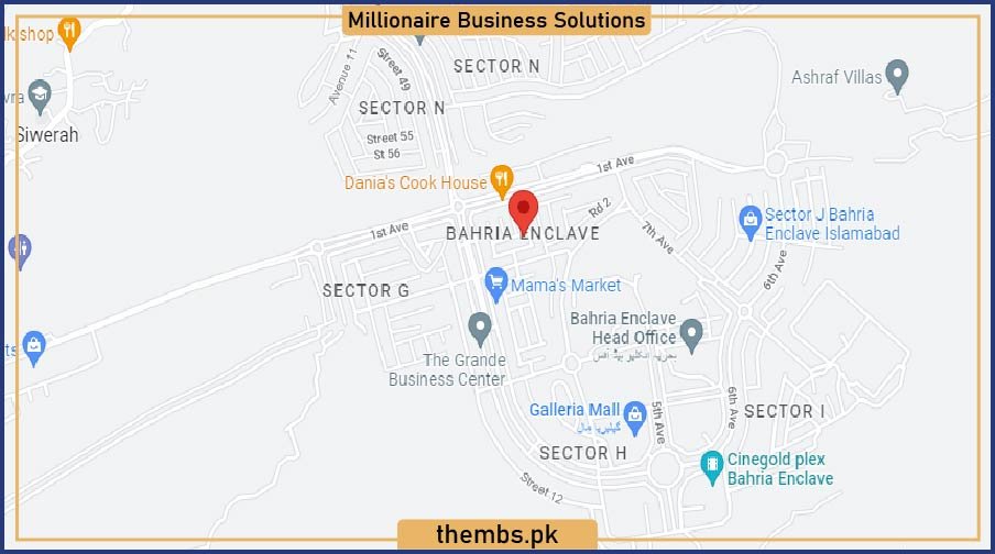 Location of Bahria Enclave Islamabad